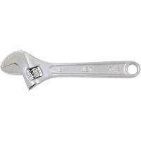 Adjustable Wrench, 6" L, 3/4" Max Width, Chrome VE974 | Fastek