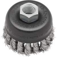 Knot Wire Cup Brush, 3" Dia. x 5/8"-11 Arbor VF916 | Fastek