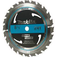 Carbide-Tipped Circular Framing Saw Blade, 8-1/4", 24 Teeth, Wood Use Fastek