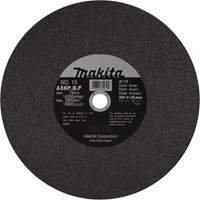 Meules pour la coupe des m&eacute;taux, 14" x 1/8", Arbre de 1", Oxyde d'aluminium, 3900 Tr/min Fastek