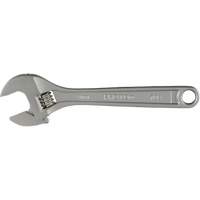 Adjustable Wrench With CLIK-STOP&reg;, 8" L, Plain Fastek