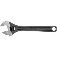 Adjustable Wrench, 10" L, Black Oxide Fastek