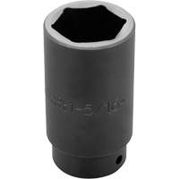 Socket, Impact, 1-5/16", 1/2" Drive, 6 Points, Deep Fastek