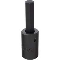 Socket Bit, Hex, 1/2" x 3-5/8" L, 1/2" Drive Fastek