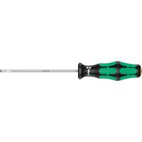 Slotted Screwdriver, 3.5 mm Tip, Round, 7-1/8" L, Plastic Handle Fastek