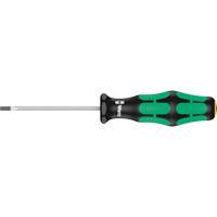 Slotted Screwdriver, 3/32" Tip, Round, 5-1/8" L, Plastic Handle Fastek