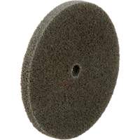 Standard Abrasives Unitized Wheel, 3" x 1/4", 1/4" Arbor, Fine Grit, Aluminum Oxide Fastek