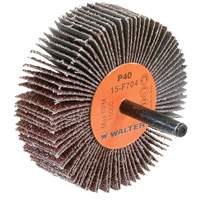 COOLCUT Flap Wheel, Aluminum Oxide, 40 Grit, 3" x 1" x 1/4" Fastek