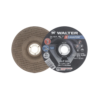 XCAVATOR™ Grinding Wheel, 6" x 1/4", 7/8" arbor, Zirconium, Type 27 VV505 | Fastek