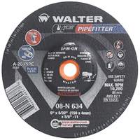 PIPEFITTER™ Grinding Wheel, 6" x 5/32", Aluminum Oxide, Type 27 VV690 | Fastek