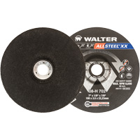Allsteel™ XX Depressed Centre Grinding Wheels, 7" x 1/8", 7/8" arbor, Type 27 VV722 | Fastek