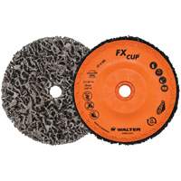 FX Cleaning Cup Disc, 5" Dia., Aluminum Oxide Fastek
