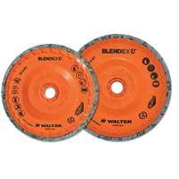 Blendex U Finishing Cup Disc, 4-1/2" Dia., Fine Grit, Silicon Carbide Fastek