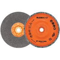 Blendex U Finishing Cup Disc, 5" Dia., Fine Grit, Silicon Carbide Fastek