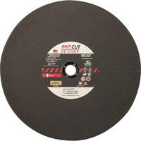 Chop Saw Wheel, 12" x 0.093"/3/32", 1" Arbor, Type 1, Aluminum Oxide, 5100 RPM WI909 | Fastek