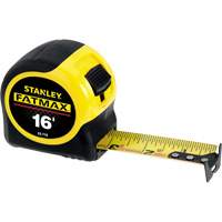 FatMax&reg; Measuring Tape, 1-1/4" x 16', 16ths of an Inch Graduations Fastek