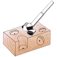 M&egrave;che Forstner, 2/5", Tige 8 mm, Longeur de 3-1/2" Fastek