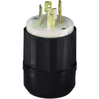 3-Pole 4-Wire Grounding Locking Plug, Nylon, 20 Amps, 250 V, L15-20P XA893 | Fastek