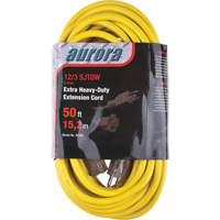 Outdoor Vinyl Extension Cord with Light Indicator, SJTOW, 12/3 AWG, 15 A, 50' XC495 | Fastek