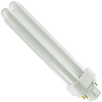 Compact Fluorescent Lamps, T4, 26 W, 3500 K, G24Q-3 Base, 12000 hrs. Fastek