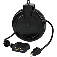 Cord Reel - Industrial, 20', SJTOW, 12/3/3-Dec Gauge, 15 A Fastek