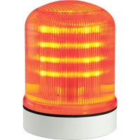 Streamline<sup>®</sup> Modular Multifunctional LED Beacons, Continuous/Flashing/Rotating, Amber XE717 | Fastek