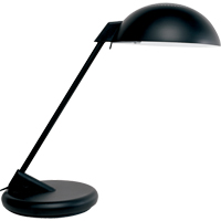 Desk Lamp, 100 W, Incandescent, Black Fastek
