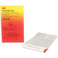 ScotchCode™ Pre-Printed Wire Marker Book XH305 | Fastek