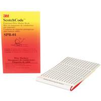 ScotchCode™ Pre-Printed Wire Marker Book XH306 | Fastek