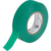 Electrical Tape, 19 mm (3/4") x 18 M (60'), Green, 7 mils XH384 | Fastek