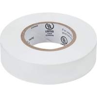 Electrical Tape, 19 mm (3/4") x 18 M (60'), White, 7 mils XH386 | Fastek