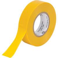 Electrical Tape, 19 mm (3/4") x 18 M (60'), Yellow, 7 mils XH387 | Fastek
