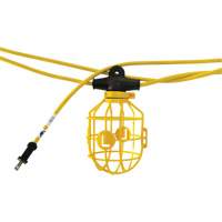 Heavy-Duty Moulded Stringlights, 5 Lights, 600" L, Plastic Housing Fastek