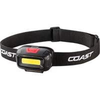 FL13 Compact Utility Headlamp, LED, 250 Lumens, 2.5 Hrs. Run Time, AAA Batteries Fastek