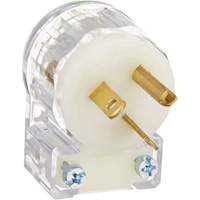 Angled Hospital Grade Extension Plug, Nylon, 20 Amps, 250 V Fastek