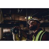 USB HAZ-LO&reg; Intrinsically Safe Headlamp, LED, 250 Lumens, 7 Hrs. Run Time, Rechargeable Batteries Fastek