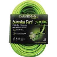 Flexzilla<sup>®</sup> Pro Industrial Extension Cord, SJTW, 14/3 AWG, 15 A, 100' XI523 | Fastek