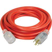 Generator Extension Cord with Quad Tap, 10 AWG, 30 A, 4 Outlet(s), 25' XI765 | Fastek