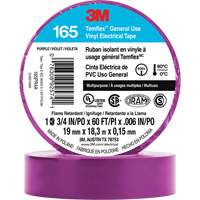Temflex™ General Use Vinyl Electrical Tape 165, 19 mm (3/4") x 18 M (60'), Purple, 6 mils XI870 | Fastek
