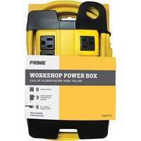 Workshop Power Box, 8 Outlet(s), 6', 15 Amps, 1875 W, 125 V XC040 | Fastek