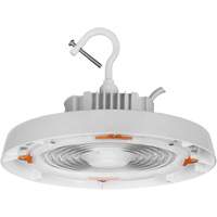 UFO High Bay Light, LED, 120 - 347 V, 150 W, 7.3" H x 11" W Fastek