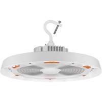 UFO High Bay Light, LED, 120 - 347 V, 200 W, 7.3" H x 11" W Fastek
