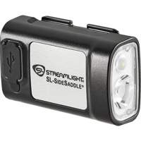 SL-SIDESADDLE&reg; USB Hardhat & Helmet Light, LED, 350/320/400 Lumens, 6.25/7/5 Hrs. Run Time, Rechargeable Batteries Fastek