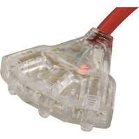 Generator Extension Cord with Tritap, STW, 10 AWG, 3 Outlet(s), 25' Fastek