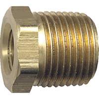 R&eacute;duction m&acirc;le-femelle pour tuyau, 3/8" x 1/4", NPT x FPT, Laiton Fastek