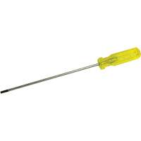 Tournevis &agrave; fente pour &eacute;lectricien, Tige de 3/16", Ronde, 11-1/2" lo, Prise en Plastique Fastek